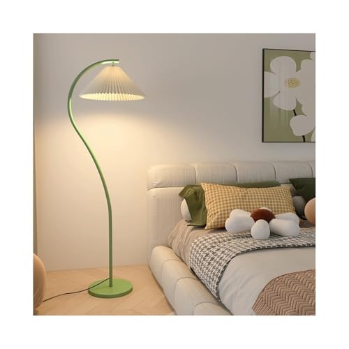 WANGHAI-666 Stehlampen Grüne Stehlampe Wohnzimmer Minimalist Schlafzimmer Ambiente Nachttisch Vertikale Tischlampe mit Schirm WANGHAI-666 Stehlampen Grüne Stehlampe Wohnzimmer Minimalist Schlafzimmer Ambiente Nachttisch Vertikale Tischlampe mit Schirm von WANGHAI-666