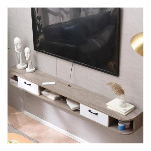 WANGHAI-666 TV-Schrank TV-Ständer Schwebender TV-Ständer mit Schublade, Media Console Entertainment Center for den Unterschrank des Fernsehers Wohnzimmerschrank(Grigio) von WANGHAI-666