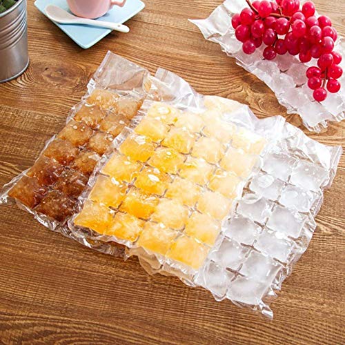 Eiswürfelform 10 stücke Wegwerfselbstdicht Eisspeicher-Taschen DIY Eiswürfelbereiter-Behälter-Form Cocktail Saft Küchenzubehör von WANGQI