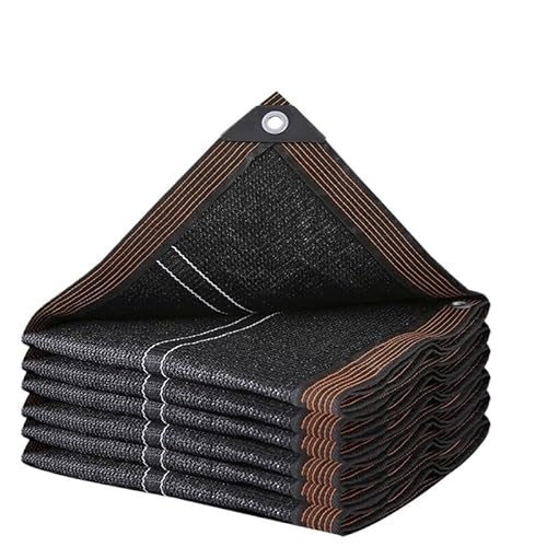 Sonnensegel 40~95% Schattierung Schwarzes Sonnenschutznetz for die Außenterrasse Sonnenschutzdach Gartenpflanzen Sonnenschutz for Zuhause Autoschuppen Schattenabdeckung Markise(20Pin Net,2.5x6m) von WANGSHAOWEI