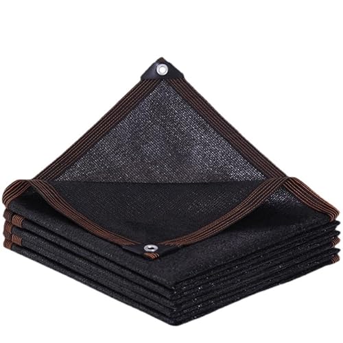 Sonnensegel 40~95% Schattierung Schwarzes Sonnenschutznetz for die Außenterrasse Sonnenschutzdach Gartenpflanzen Sonnenschutz for Zuhause Autoschuppen Schattenabdeckung Markise(4Pin Net,1x8m) von WANGSHAOWEI