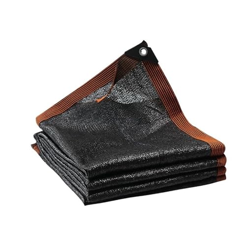 Sonnensegel 6PIN 70%-75% Beschattungsgrad Schwarzes Sonnenschutznetz Pflanzenabdeckungsnetz Gartensonnenschutzmarkise for den Außenbereich(1x1m) von WANGSHAOWEI