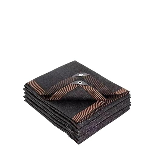 Sonnensegel Beständiges Sonnenschutznetz, Sonnenschutzsegel for den Außenbereich, Sonnenschutz for, Gartenterrasse, Swimmingpool, Autoabdeckung, Kaffee(Noir,2x2m) von WANGSHAOWEI