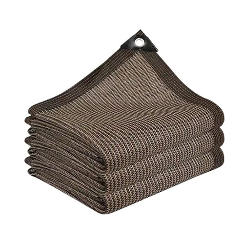 Sonnensegel Kaffeeschattentuch, Sonnenschutznetzabdeckung, wasserdicht, Sonnenschutz, atmungsaktives Vordach for den Garten im Freien von WANGSHAOWEI