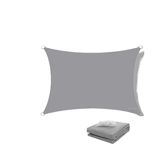 Sonnensegel Markisen for den Außenbereich, wasserdicht, Sonnenschutz, Segel, Garten, Überdachung for Terrasse, Auto, Leinwand, Markise, rechteckig, Pool(Grey,300x800cm) von WANGSHAOWEI