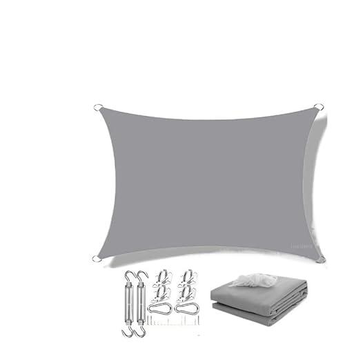 Sonnensegel Markisen for den Außenbereich, wasserdicht, Sonnenschutz, Segel, Garten, Überdachung for Terrasse, Auto, Leinwand, Markise, rechteckig, Pool(Grey Set,300x600cm) von WANGSHAOWEI