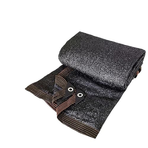 Sonnensegel Schwarzes Sonnenschutznetz, Gartenbalkon, Pflanzenschattenabdeckungsnetz, Außenterrasse, Auto, Sonnenschutzdach, Schwimmbad-Schattentuch(3x5M) von WANGSHAOWEI