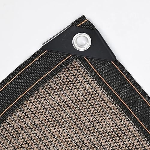 Sonnensegel Sonnenschutznetz, Balkon-Sichtschutznetz, Zaun for Sommer-Sukkulentenpflanzen, Beschattung for Garten, Schwimmbad, Abdeckung, Terrasse, Autoschuppennetz(Coffee,0.9x5M) von WANGSHAOWEI