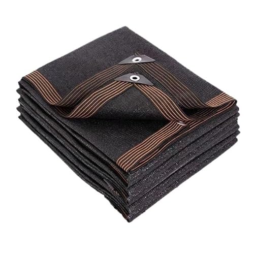 Sonnensegel Sonnenschutznetz for den Garten im Freien, Sonnenschutz for die Terrasse, for Camping, Sonnenschutzstoff, Sonnenschirm ﻿(Noir,3x6m) von WANGSHAOWEI