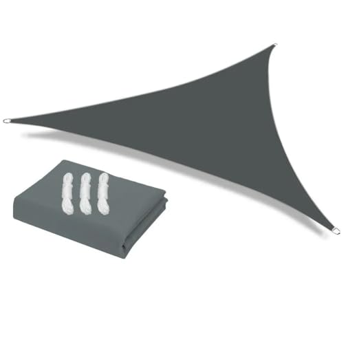 Sonnensegel Wassergarten im Freien, Innenhof, Party, Sonnenschirm, Strand, Campingpool(Deep Grey,3x3x3.0M) von WANGSHAOWEI