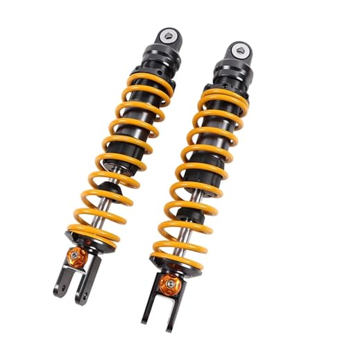 WANGSHAOWEI Motorrad StoßDäMpfer Universelle 320-mm-Stoßdämpfer for Motorräder hinten StoßDäMpfer(Gold) von WANGSHAOWEI
