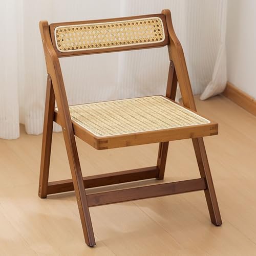 WANGTIAN Klappstühle aus Holz mit Verstellbarer Rückenlehne, Faltbarer Rattan-Akzentstuhl, 2er-Set, bequemer Rattanstuhl mit gewebter Rückenlehne und Sitzfläche für Schlafzimmer, Terrasse, Balkon, Wo WANGTIAN Klappstühle aus Holz mit Verstellbarer Rückenlehne, Faltbarer Rattan-Akzentstuhl, 2er-Set, bequemer Rattanstuhl mit gewebter Rückenlehne und Sitzfläche für Schlafzimmer, Terrasse, Balkon, Wo von WANGTIAN