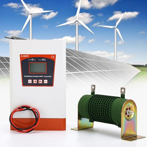 6000W - 15000W Wind Solar Hybrid Laderegler, Wind Solar Hybrid Controller Windturbine Solar Hybrid MPPT Boost LCD Energie Laderegler Solarpanel System Controller mit Entlader,10000W-24V/48VAuto von WANGYYDS