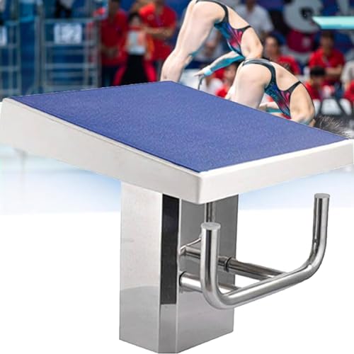 WANGYYDS Schwimmbad-Sprungplattform, Pool Sprungbrett Rutschfester Schwimmbad Sprungturm mit 15° Neigung Und 250 Kg / 550 lbs Tragkraft FüR RüCkenschwimmen, Robuste Edelstahlbretter,Upgraded WANGYYDS Schwimmbad-Sprungplattform, Pool Sprungbrett Rutschfester Schwimmbad Sprungturm mit 15° Neigung Und 250 Kg / 550 lbs Tragkraft FüR RüCkenschwimmen, Robuste Edelstahlbretter,Upgraded von WANGYYDS