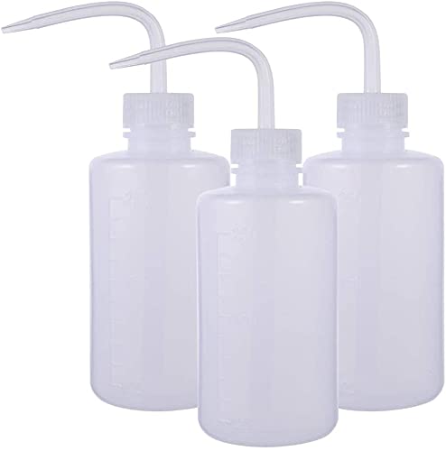 WANGZAIZAI 3 Stück Pflanzen Wasser Blume des Frischen Flasche Transparent Spritzflasche Waschen Squeeze Flasche Waschflasche Kunststoff Quetschflaschen Squeeze Bottle Sprühflasche 250ml von WANGZAIZAI