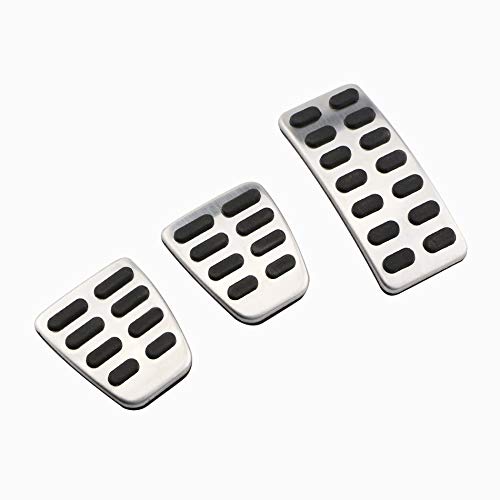 WANGZEYU Auto Pedale Edelstahlautobeschleuniger Gasbremspedal Kupplung Pedale Fall Fit for Hyundai Verna Solaris Sedan Fließheck 2012-2015 Teile Pedale Auto(3 Pcs MT) von WANGZEYU