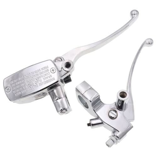 WANGZEYU Bremshebel Motorrad 25mm Links Rechts Motorrad Brems Griff Kupplung Master Zylinder Reservoir Hebel Motorrad Bremshebel von WANGZEYU