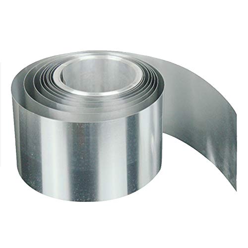 WANGZHENG Aluminiumfolie Aluminiumband Blech Rolle für Bastelmaterial Metallverarbeitung,2000mm x 50mm x 0.6mm von WANGZHENG