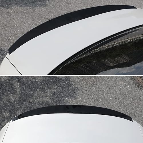 WANHUN Auto Heckspoiler für Audi A1 A3 A4 A5 A6 A7 A8 B6 B7 B8 B9 C6 C7 C8 D3 D4 D5 D6| Kofferraumspoiler Heckflügel Lippe Dekoration Außen Styling Zubehör,A/Gloss Black 1 von WANHUN