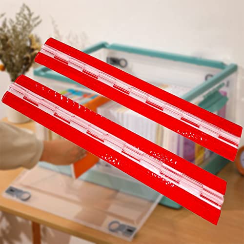 WANLIAN 2 Stück Acryl 300mm Kontinuierliches Klavierscharnier - Transparentes Scharnier für DIY Box Display Ständer von WANLIAN