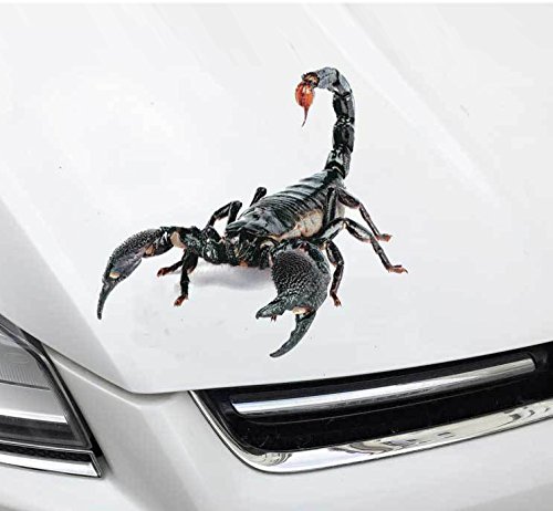 WANLIAN 3D Wasserdicht Auto Aufkleber 1 X Monster Scary Würfel Auto Applique/Laptop iPad Ipad Fenster Wand Auto LKW Motorrad von WANLIAN