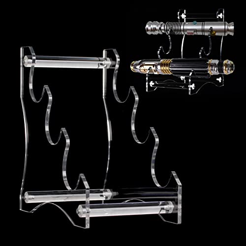 WANLIAN Lichtschwerthalter ,Lichtschwert Display Ständer,Lichtschwert-Kollektion Acryl Regal, Lichtschwerter ausstellen(Transparent) von WANLIAN