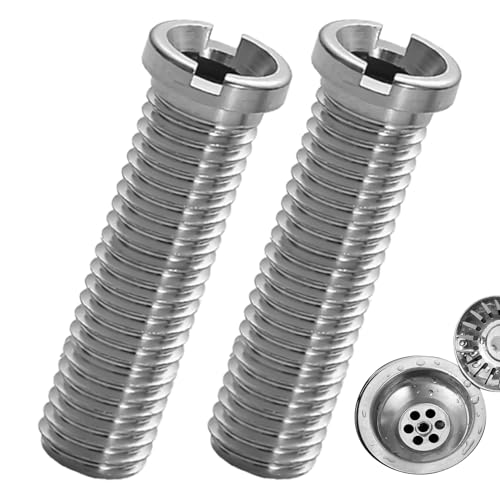 2 Stück Hohlschraube Spüle,Multifonctionnel M12 Schrauben,45mm Hohlschraube Für Siebkorbventile Spülbecken Sieb Schraube Abflusssieb Waschbecken Zubehör,Geeignet Für Küchenspülen Und Spülbecken (45MM) 2 Stück Hohlschraube Spüle,Multifonctionnel M12 Schrauben,45mm Hohlschraube Für Siebkorbventile Spülbecken Sieb Schraube Abflusssieb Waschbecken Zubehör,Geeignet Für Küchenspülen Und Spülbecken (45MM) von WANTUSHUI
