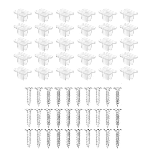 30 Pcs LED Strip Befestigung,LED Streifen Halterung,Wasserdichter LED Streifen Befestigung,Inklusive Schrauben,Durchscheinend,Strip Befestigungsklemmen passend für 5mm 6mm Strip Halter Befestigung 30 Pcs LED Strip Befestigung,LED Streifen Halterung,Wasserdichter LED Streifen Befestigung,Inklusive Schrauben,Durchscheinend,Strip Befestigungsklemmen passend für 5mm 6mm Strip Halter Befestigung von WANTUSHUI