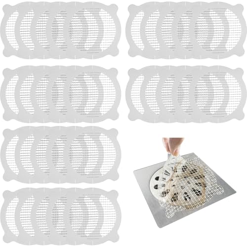 30 Stück Haarfänger Dusche,Abflusssieb Dusche,Haarsieb Dusche,Shower Hair Catcher Sticker,Abfluss Haarfänger Einweg,Küchenspüle Abflussfilter Rechteckiger Spülsieb,Shower Drain Hair Catcher Stickers 30 Stück Haarfänger Dusche,Abflusssieb Dusche,Haarsieb Dusche,Shower Hair Catcher Sticker,Abfluss Haarfänger Einweg,Küchenspüle Abflussfilter Rechteckiger Spülsieb,Shower Drain Hair Catcher Stickers von WANTUSHUI