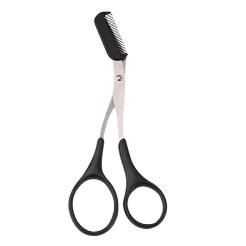 Augenbrauen-Schere,Augenbrauenschere-Scheren,Augenbrauen-Schere für Frauen Augenbrauenrasierer,Augenbrauenschere mit Kamm Edelstahl Beauty Augenbrauentrimmer 2-in-1 Augenbrauenschere für Frauen von WANTUSHUI