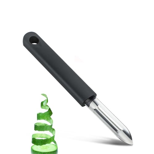 Sparschäler,Premium Kartoffelschäler Testsieger,Universalschäler Schäler Gemüse,Gemüseschäler Streifen,Professionelle Gurkenschäler,Schäler Edelstahl Potato Peeler,Küchenschäler(1 Stück) von WANTUSHUI
