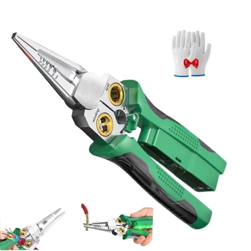8 in 1 Wire Stripper with Voltage Tester, 8 in 1 Wire Stripping Pliers, Electric Wire Stripping Tool for Cutting and Pulling Pliers, Electrician Repair Tool for Cutting and Pulling Pliers 8 in 1 Wire Stripper with Voltage Tester, 8 in 1 Wire Stripping Pliers, Electric Wire Stripping Tool for Cutting and Pulling Pliers, Electrician Repair Tool for Cutting and Pulling Pliers von WANWEN