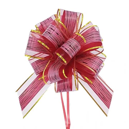 WANYI 10 Stück Geschenkschleife Groß 10x15cm Geschenk Schleife Glitter Schleifen Bänder mit Geschenkband für Hochzeit Weihnachten, Geschenke, Geschenktüten von WANYI