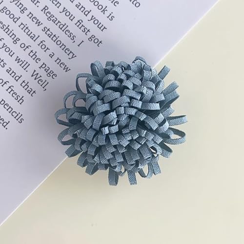 WANYI 2 Stück Blume Brosche Damen Ansteckblume 3.5CM Breite Fluffy Haarschmuck Accessoires für DIY Kleidung Hut Haarspange Zubehör von WANYI