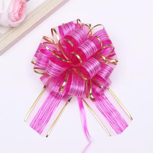 WANYI 20 Stück Geschenkschleife Groß 10x15cm Geschenk Schleife Glitter Schleifen Bänder mit Geschenkband für Hochzeit Weihnachten, Geschenke, Geschenktüten von WANYI