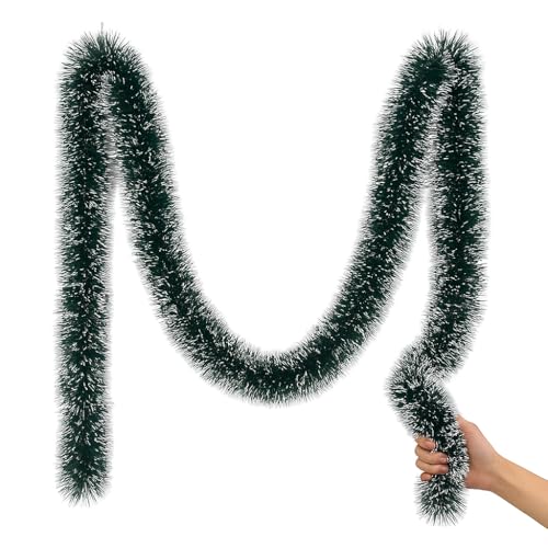 WANYI 6 Stück Weihnachtsgirlande Künstliche Tannengirlande 2M x 9CM Girlande Grün Weihnachtskranz Weihnachten Deko für Outdoor Innen Weihnachtsdekoration, Kamin von WANYI