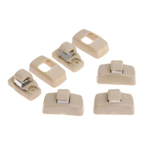 WANZHI [Replacement] 5Pcs Auto Sonnenblende Haken Clips Nieten Auto Sonnenschutz Bord Halterung Aufhänger Halter 443857562B for Audi A2 a3 A4 B6 A5 Cabriolet von WANZHI