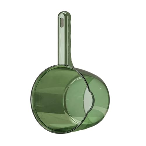 Kochlöffel Wasserlöffel Küchenlöffel Haushaltslöffel langer Kunststoff großer kreativer vertiefter Wasserlöffel Esslöffel (Color : Green) von WAOCEO