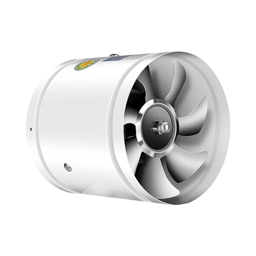 WAOCEO Abluftventilator 4/6/7 Zoll Abluftventilator, leistungsstarker Abluftventilator, Metallrohr-Abluftventilator, 220 V, for Badezimmer zu Hause Badlüfter Fan (Color : 4 inches) von WAOCEO