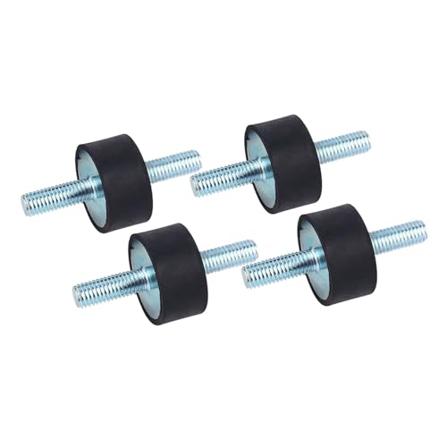 WAONIQ 4 Stück Gummipuffer M8 Anti Vibration Gummilager Vibrationsdämpfer Anti Vibration 30 * 15 M8*23 für Luftkompressorpumpe von WAONIQ