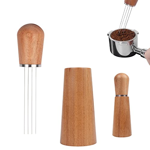 WAONIQ Verbessertes WDT Werkzeug Espresso Verteilerwerkzeug, Holz Espresso Nadel Rührer, Kaffee Tamper Espresso Nadel, Espresso KaffeeRührer, Distribution Tool, Zubehör für Espressomaschinen von WAONIQ