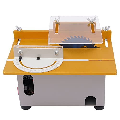 300W Professionelle Mini Tischkreissäge Modellbau-Kreissäge mit 4 Sägeblättern, Schneidbereich 0-29mm, Geeignet zum Schneiden, Schleifen, Polieren, Schnitzen und Stanzen 300W Professionelle Mini Tischkreissäge Modellbau-Kreissäge mit 4 Sägeblättern, Schneidbereich 0-29mm, Geeignet zum Schneiden, Schleifen, Polieren, Schnitzen und Stanzen von WAPHOERTE