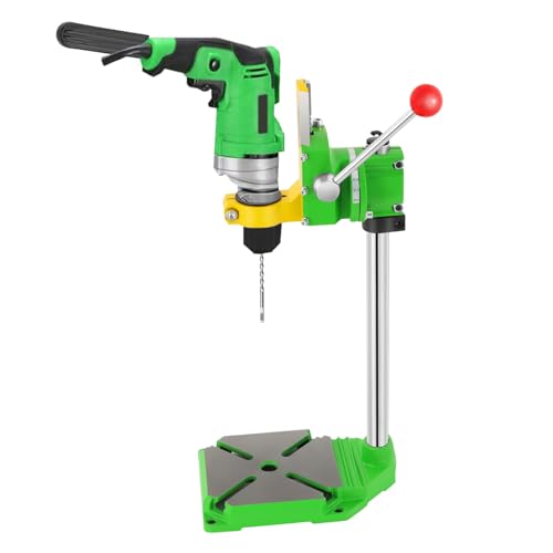 Bohrständer Bohrmaschinenständer 90° Drehbar, Verstellbare Halterung für Bohrmaschinen, Multifunktions-Werkbank mit Kragendurchmesser 38-43 mm Inkl. 3 Kunststoffköpfen Bohrständer Bohrmaschinenständer 90° Drehbar, Verstellbare Halterung für Bohrmaschinen, Multifunktions-Werkbank mit Kragendurchmesser 38-43 mm Inkl. 3 Kunststoffköpfen von WAPHOERTE