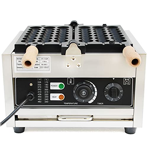 Bubble-Waffeleisen 1500W Edelstahl-Waffeleisen, kommerzielles Bubble-Waffelkugelmacher für Restaurants und Kantine Bubble-Waffeleisen 1500W Edelstahl-Waffeleisen, kommerzielles Bubble-Waffelkugelmacher für Restaurants und Kantine von WAPHOERTE
