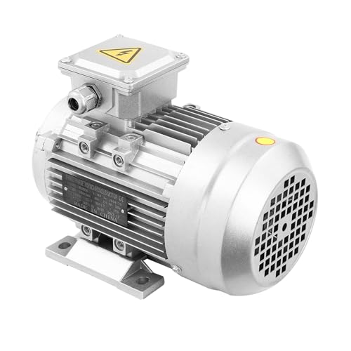 Drehstrommotor Asynchronmotor Wechselstrom, 1100W 380V Industriemotor, Schutzklasse IP55, Betriebsart S1 für den Baugewerbe von WAPHOERTE