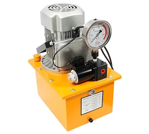 Elektrohydraulikpumpe mit Manuellem Einfachwirkenden Hydraulikaggregat und Magnetventil, Elektrisch Angetrieben für Hydrauliköl #0 bis #32 von WAPHOERTE