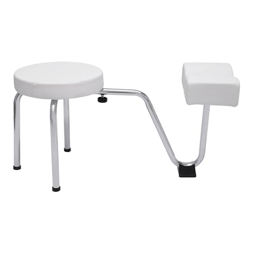 Fußpflegestuhl Pedikürehocker Fußstütze für Pediküre, Höhenverstellbarer Fußpflegehocker/Fuß-Spa-Massagestuhl mit maximaler Tragfähigkeit von 10 Kilogramm, Beinstütze für Schönheitssalons, Weiß Fußpflegestuhl Pedikürehocker Fußstütze für Pediküre, Höhenverstellbarer Fußpflegehocker/Fuß-Spa-Massagestuhl mit maximaler Tragfähigkeit von 10 Kilogramm, Beinstütze für Schönheitssalons, Weiß von WAPHOERTE