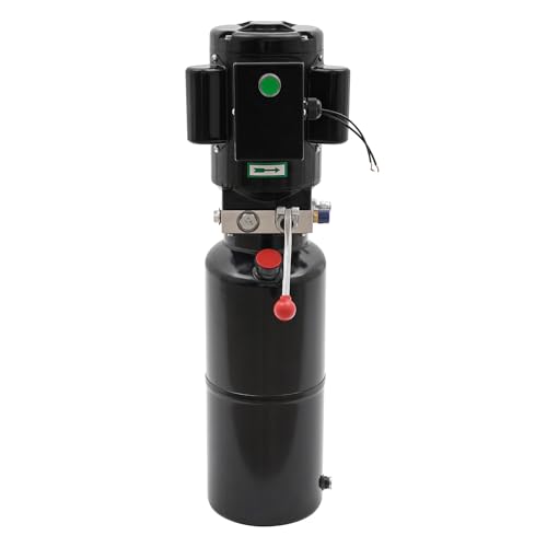 Hydraulikpumpe 220V 2200W Einfachwirkendes Hydraulikaggregat, Hydraulikleistungsaggregat mit 10L Tank für Aufzüge und Autosteller von WAPHOERTE
