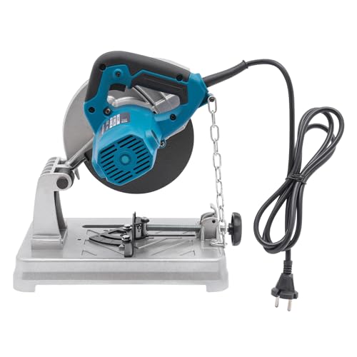Kappsäge Metall-Trennsäge 1200 W Leistung, 5200 U/min Drehzahl, Gehrungssäge, Schnittwinkel 0-45°, Elektrische Metallsäge für Holz, Stahl, Aluminium und Wände, Blau Kappsäge Metall-Trennsäge 1200 W Leistung, 5200 U/min Drehzahl, Gehrungssäge, Schnittwinkel 0-45°, Elektrische Metallsäge für Holz, Stahl, Aluminium und Wände, Blau von WAPHOERTE