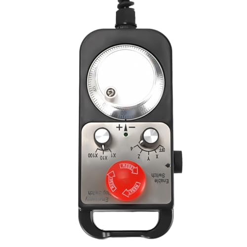 Manueller Impulsgenerator CNC Handrad CNC Handheld-Elektronikcontroller, 5V+150mA Stromversorgung für alle Arten von CNC-Systemen von WAPHOERTE